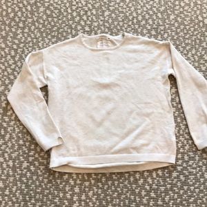 Zara Girls Oatmeal Heather Cotton Sweater Size 8